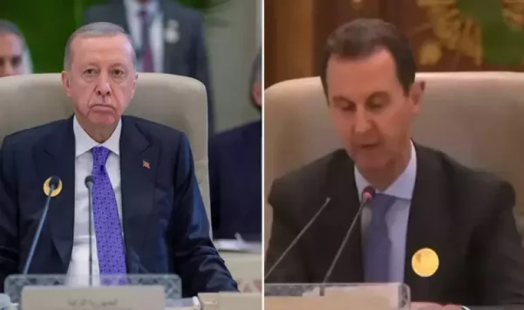 Esad konuşmaya başladı, Erdoğan salonu terk etti