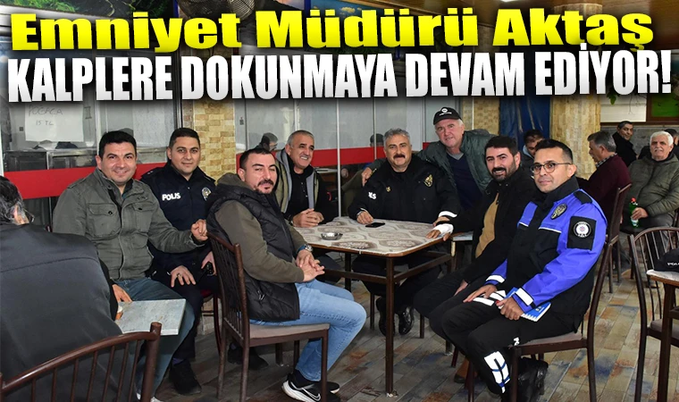 Manisa Emniyet Müdürü Aktaş'tan 75. Yıl Mahallesi ziyareti 