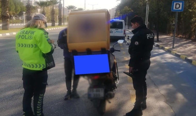 Manisa'da 46 motosiklet trafikten men edildi