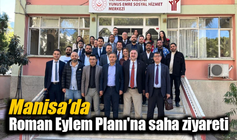 Manisa’da Bakanlıktan Roman Eylem Planı'na Saha ziyareti