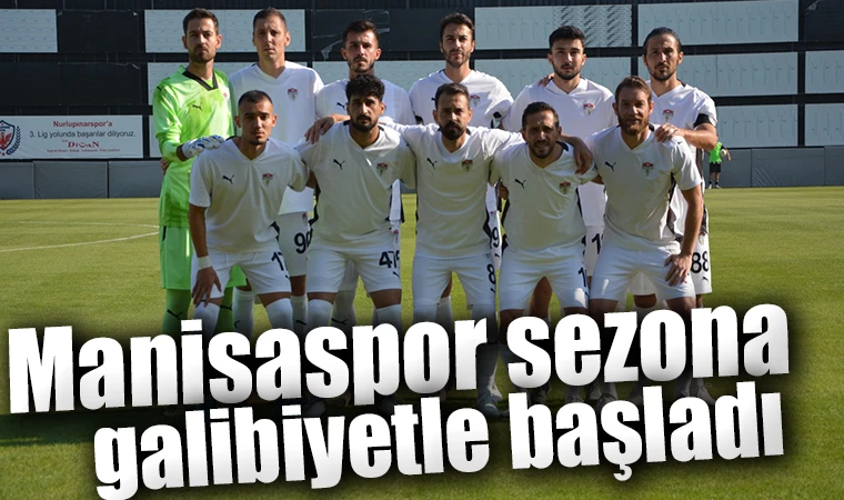 Manisaspor sezona galibiyetle başladı 