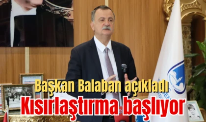 Başkan Balaban açıkladı Kısırlaştırma başlıyor