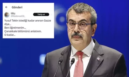 Bakan Tekin'e önce 'İstediği kadar anırsın' dedi sonra özür diledi!