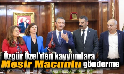 Özgür Özel'den kayyumlara Mesir Macunlu gönderme