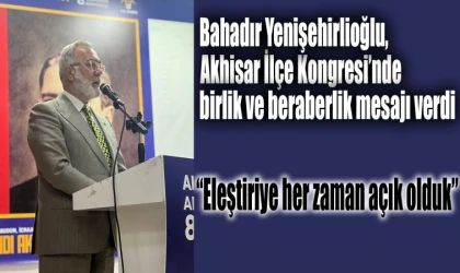 Bahadır Yenişehirlioğlu: Eleştiriye her zaman açık olduk